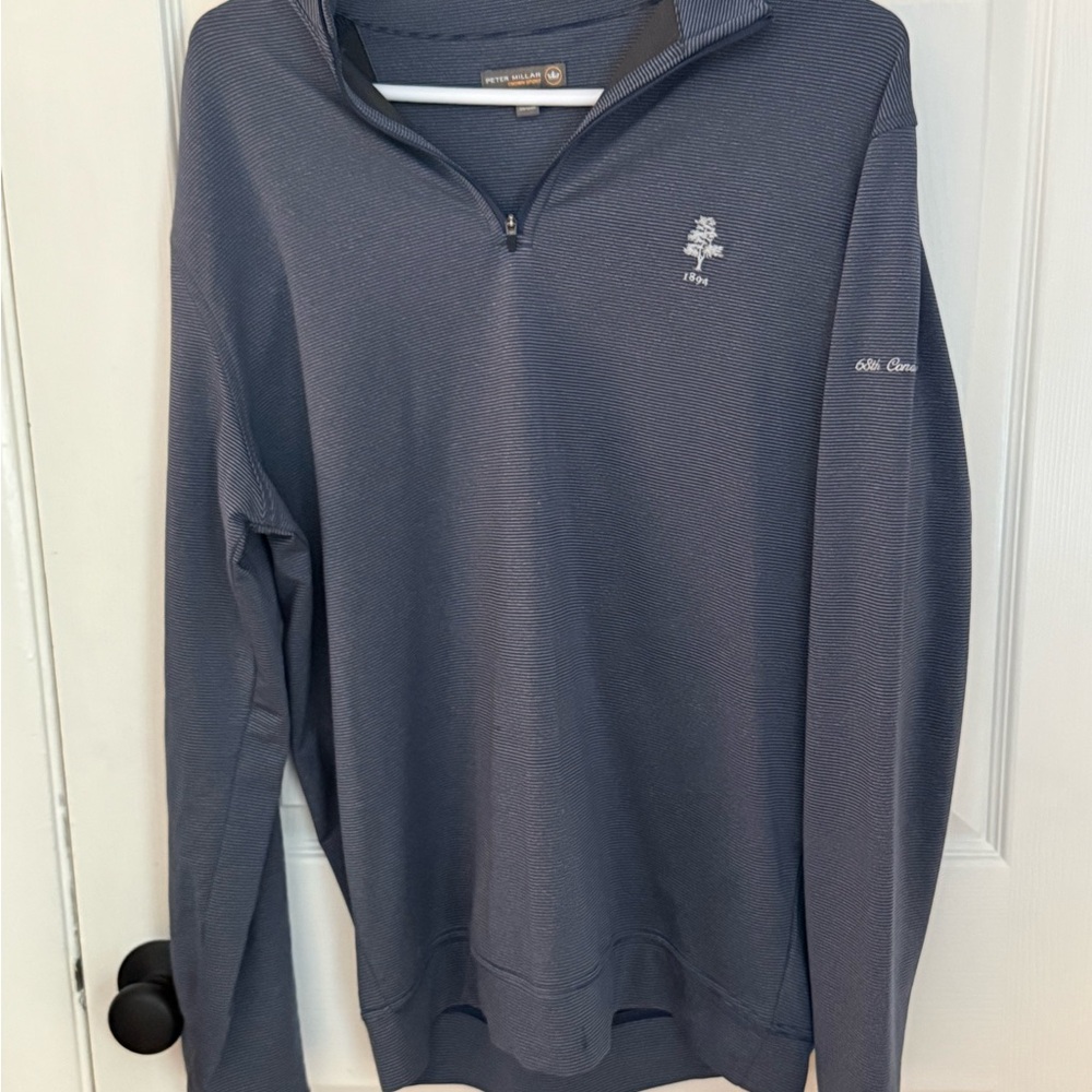 Peter Millar Slate Blue Quarter-Zip